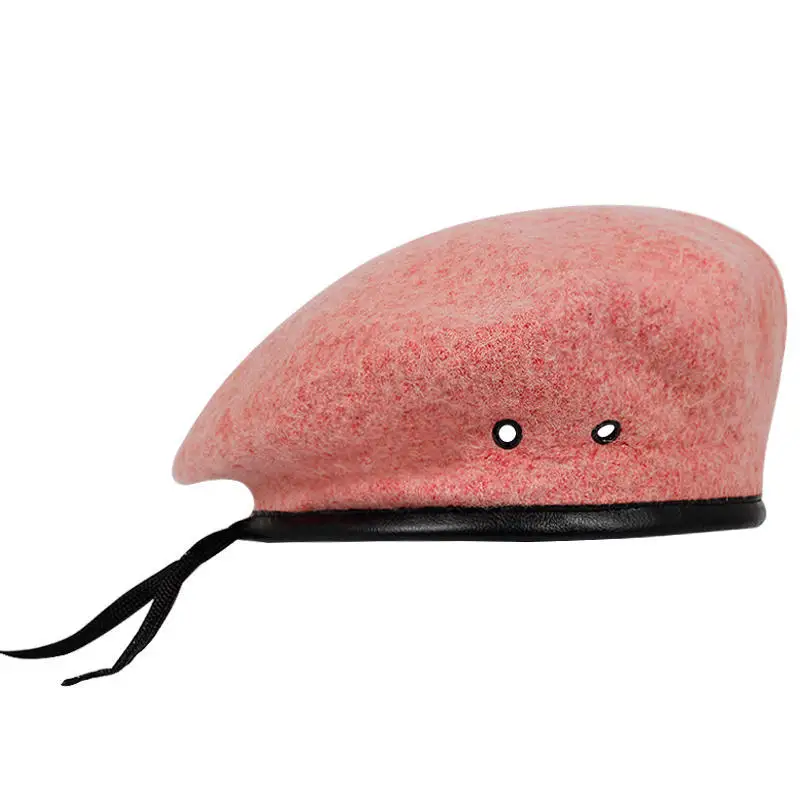 Wholesale Custom Wool Beret Hat for Men Tactical Berets Cap Casual Party Travel Business and Daily Use Adult Image Style