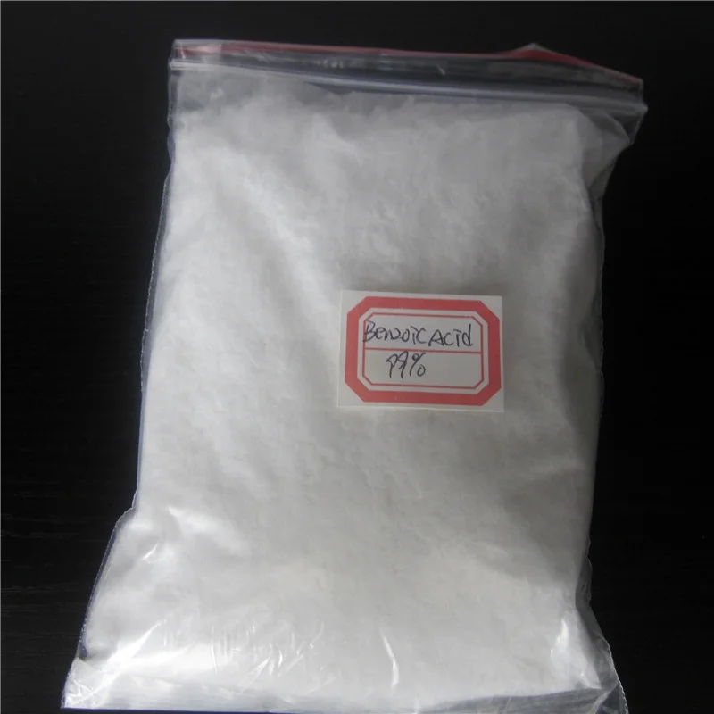 
99.5% benzoic acid food grade in pharmaceutical drugs 