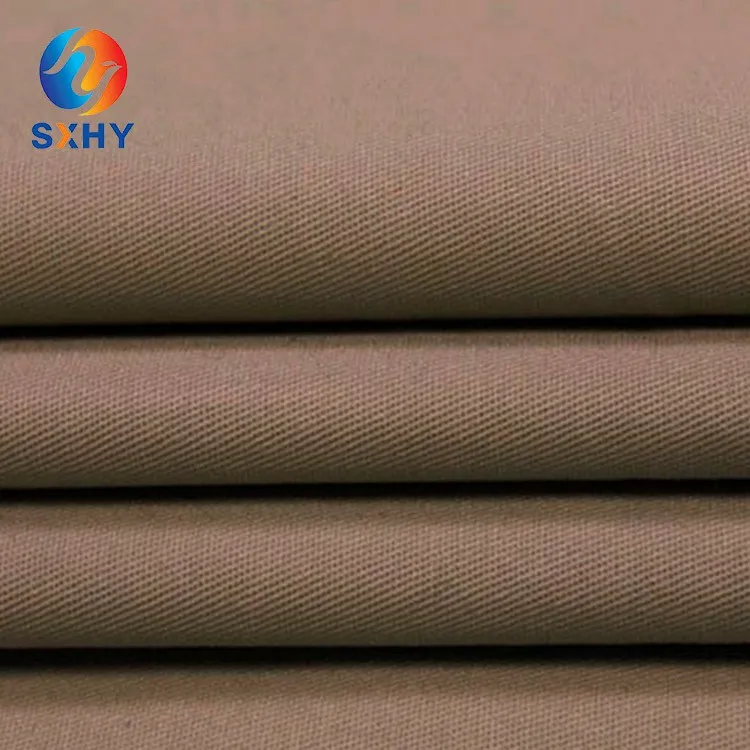 CVC60/40 195GSM twill textile ripstop 60 cotton 40 polyester fabric for work wear