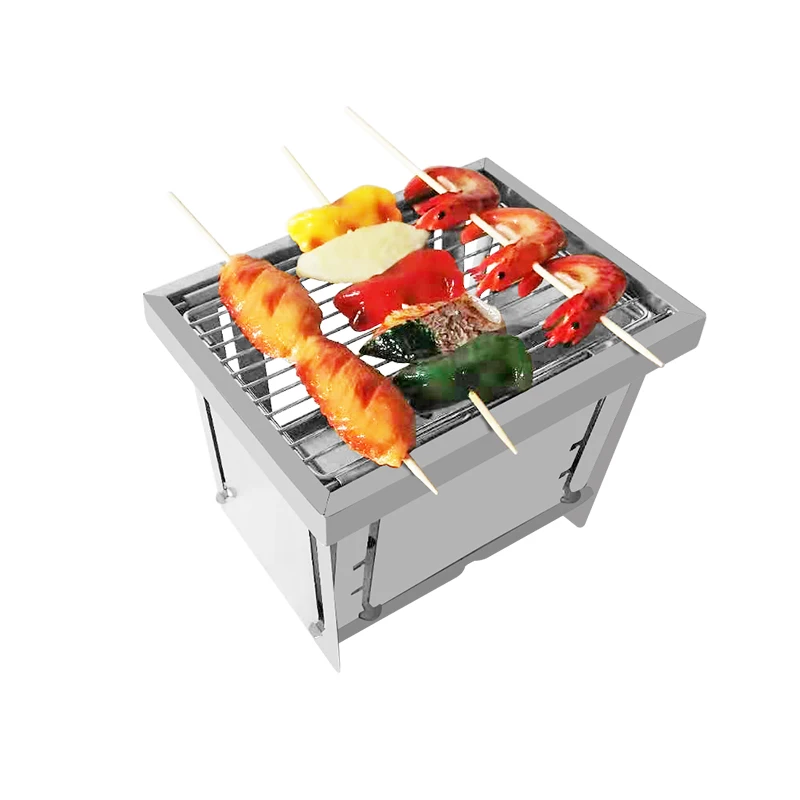 
Portable Folding Charcoal Grill BBQ Grill Camping Outdoor BBQ Supplies 