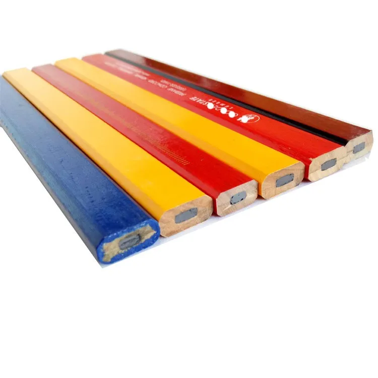 Personalized Construction Builders Wood material marking Carpenter Pencil Flat pencil