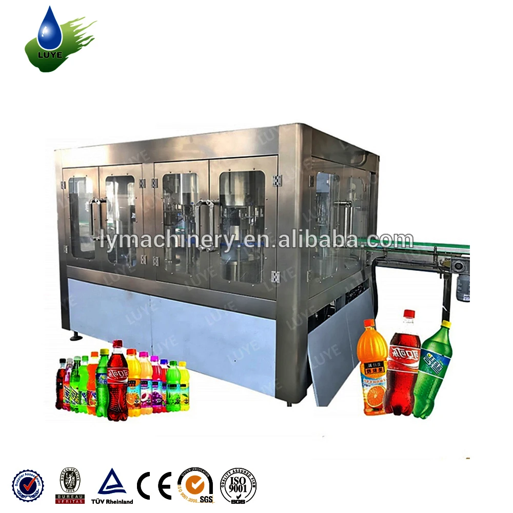 China manufacturer carbonated beverage filling machine industrial water bottled production equipment
