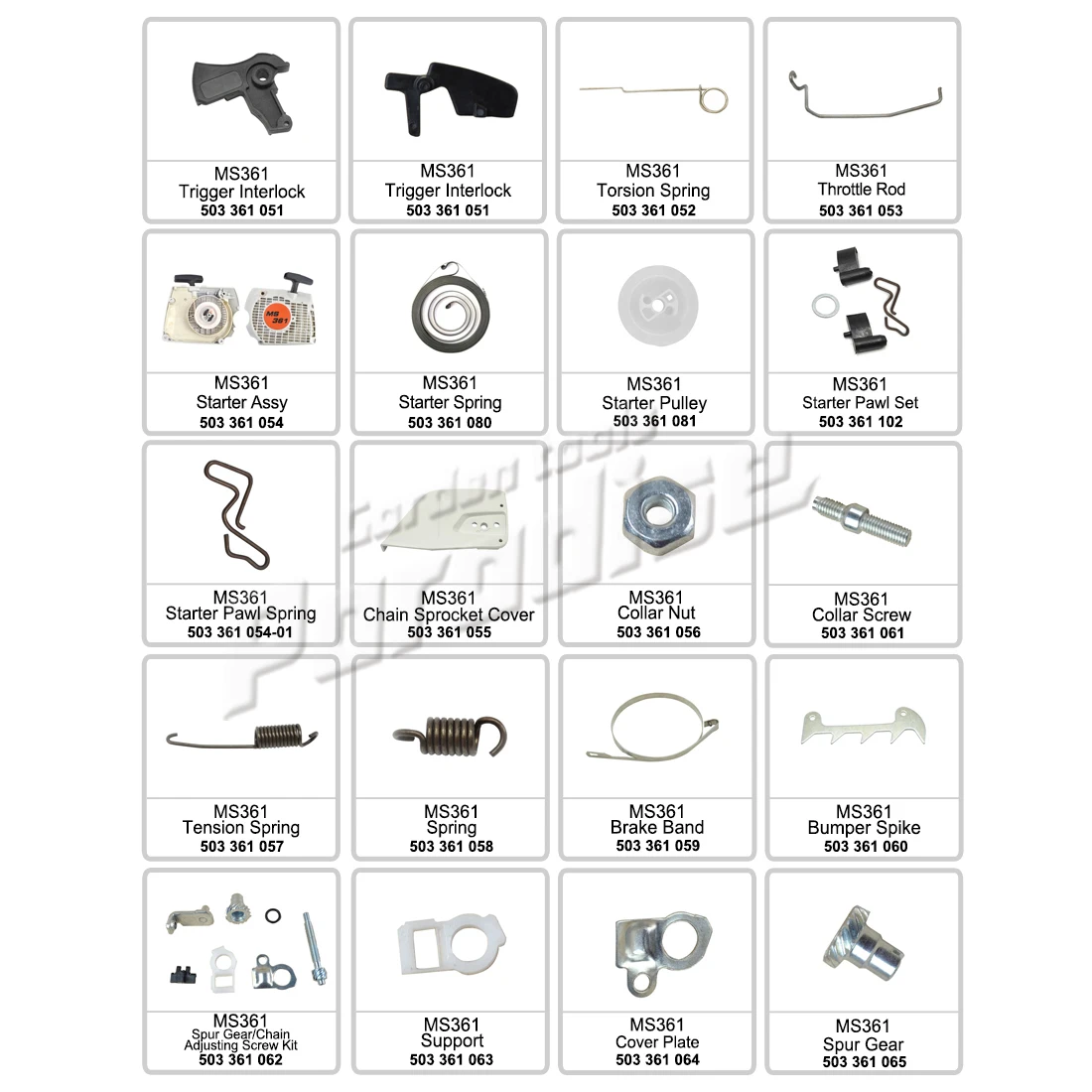 MS361 Chainsaw Clutch Needle Cage Bearing Fit For MS341 MS362 MS441 Engine Parts 9512 933 2380