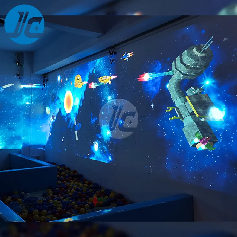 All in One Interactive Mobile Floor Projection Immersive Experience Projector