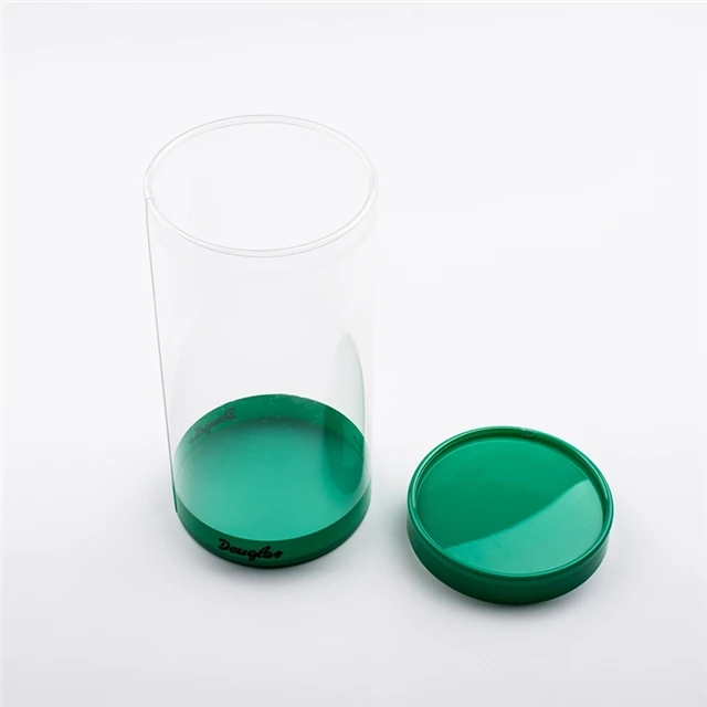 Custom Transparent PVC Plastic Cylinder Big Round Box