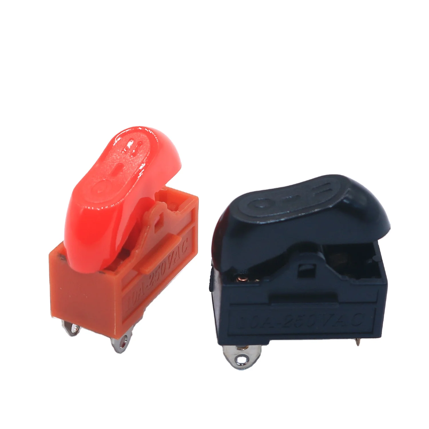Rocker power switch Three-pin three-position series electric hair dryer large current switch button switch