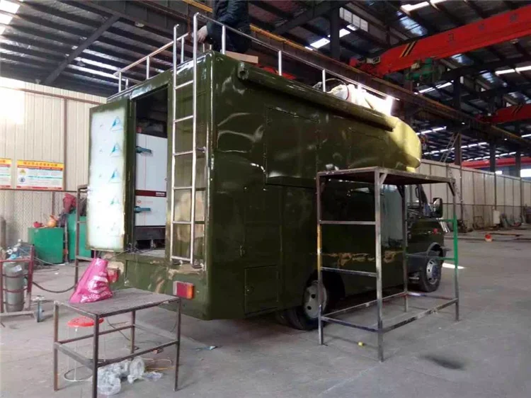 Chinese Supplier Low Price Cooking Van Bakery Food Truck Kitchen Island Cart Spare