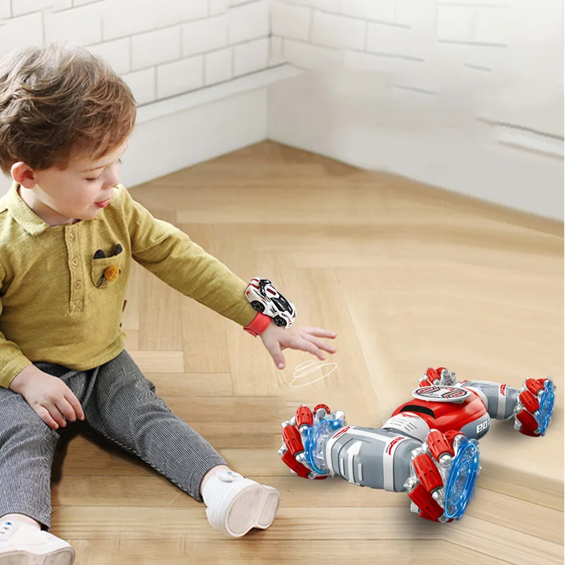 BGL Double Side Twist RC Drift Car Watch Radio Control Toys Hand Controlled Gesture Sensing RC Drift Stunt Car