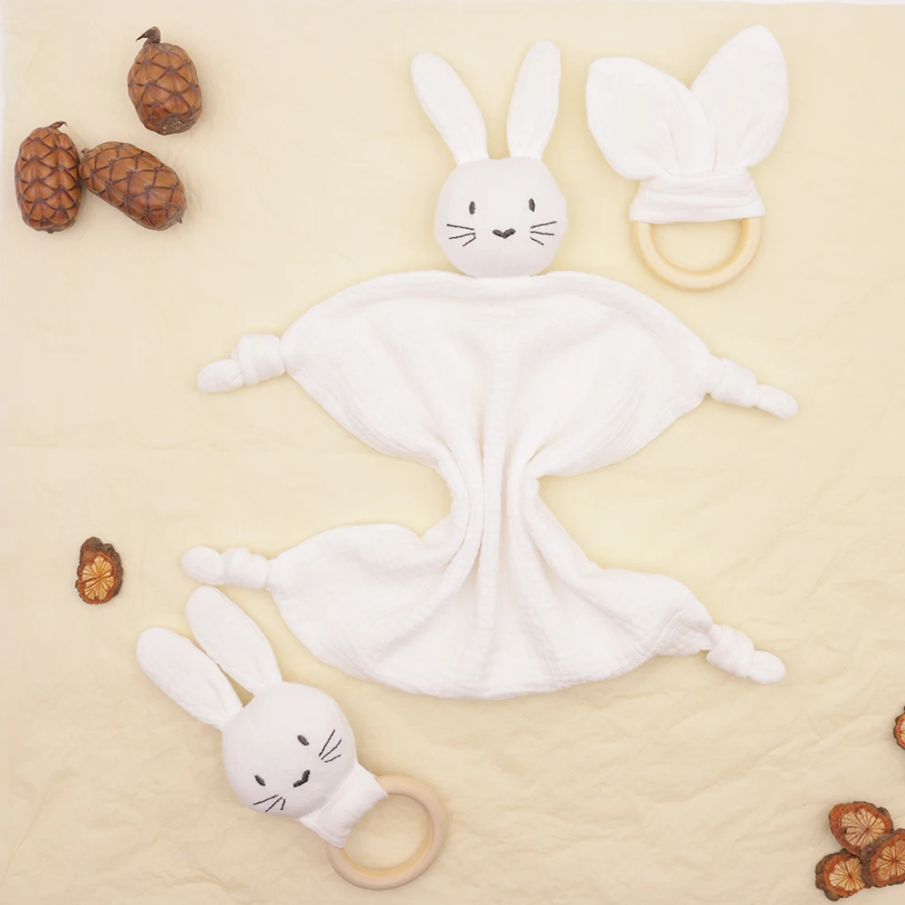 Maydow Factory Price Christmas Gift Muslin soft Cotton Comforter Baby Security Blanket dragon dinosaur stuffed toys For Kids