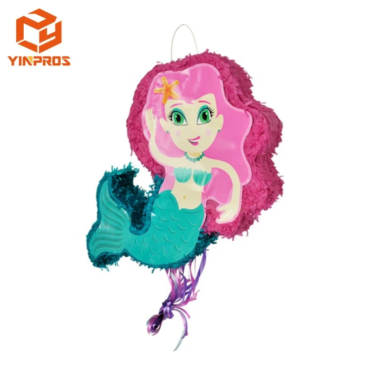 customized big size wholesale paper pinatas festival birthday party favor unicorn animal pinatas for kids