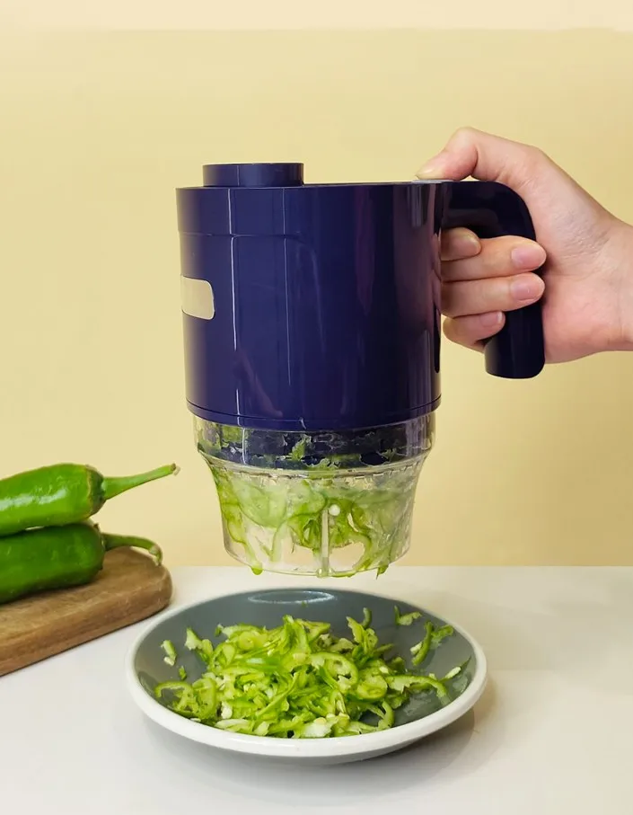 Hot Sale New Design Kitchen Gadgets Electric  Food Processor Multifunction 5 In 1 Chopper Kitchen Vegetable Cutter