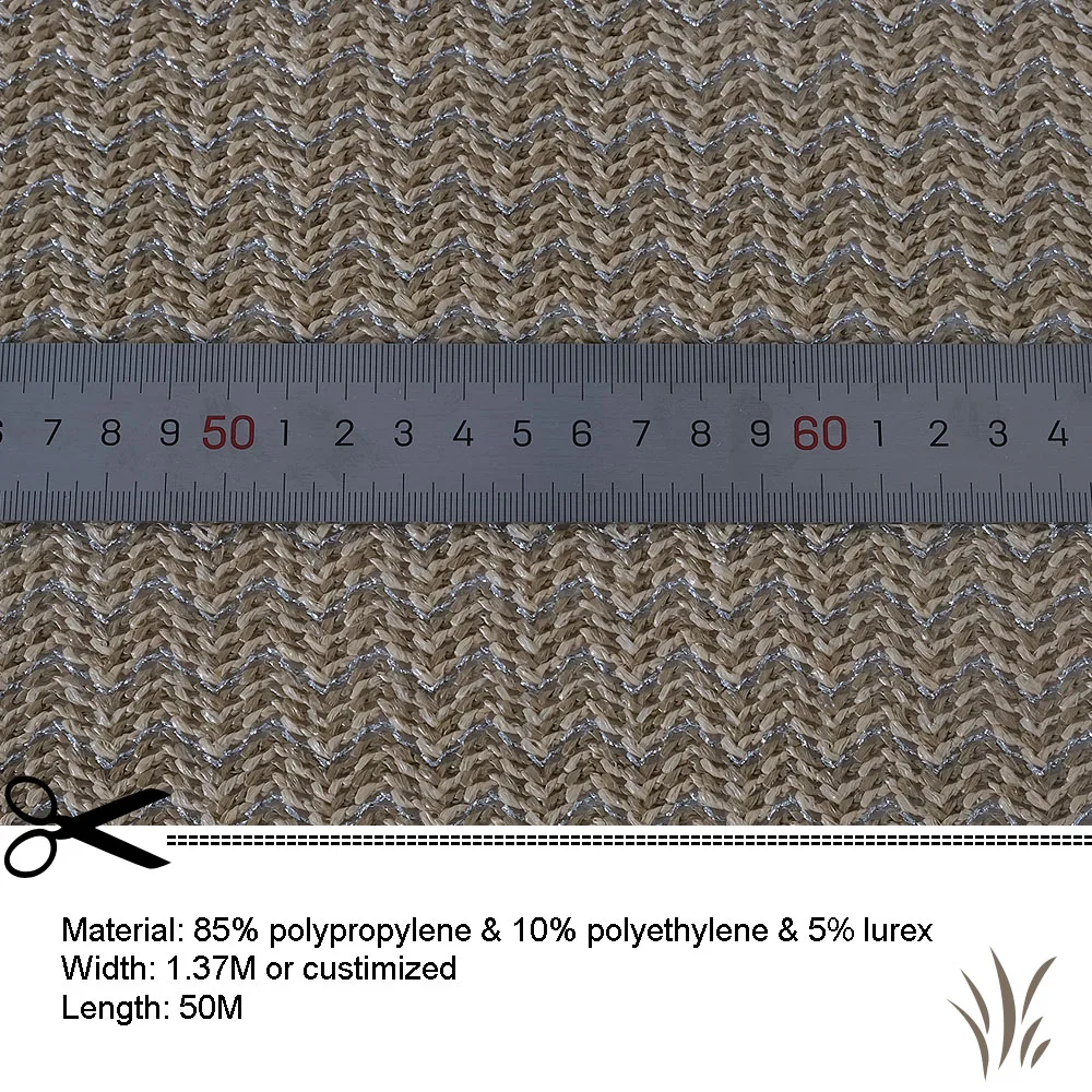Wholesale Faux PP Straw Woven Fabric with silver wire For Bags or Shoes Braided Raffia Textile Home fabrics textile suppliers