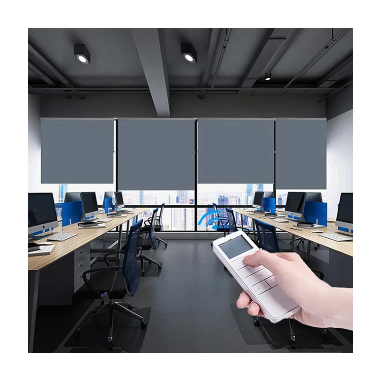 
Waterproof Electric Blackout Motorized Outdoor Indoor Roller Blinds for Window Shades 