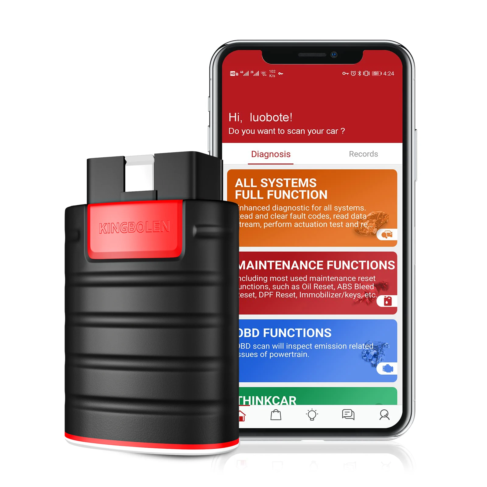 Kingbolen Ediag New Version Full Systems Thinkcar Full Systems Diagnostic Machine For All Cars Easydiag 1 Years Free Update