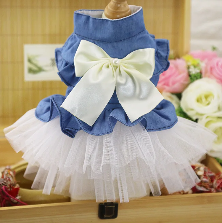 Pet accessories wholesale luxury pet dog clothes green tutu dresses