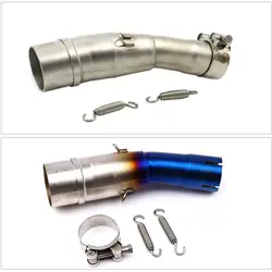 Motorcycle Exhaust System Slip-on Exhaust Middle Pipe Set For X.MAX 250 300 400 17-19