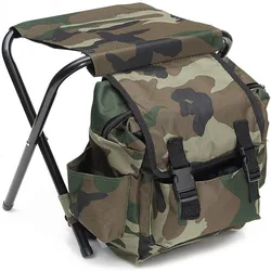 Hot sale portable fisherman backpack folding chair custom backpack cooler chair