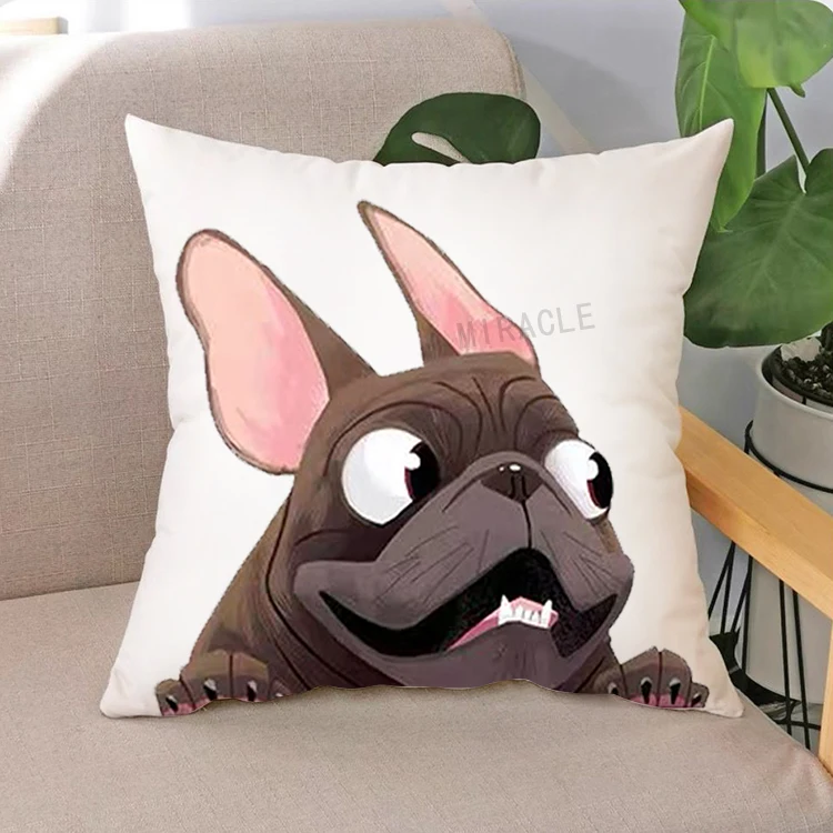 High Quality Fashion Custom Die Cut Monochrome White Cushion Cover 45 * 45cm Pillow Shell Pillow Cases Cushion Cases