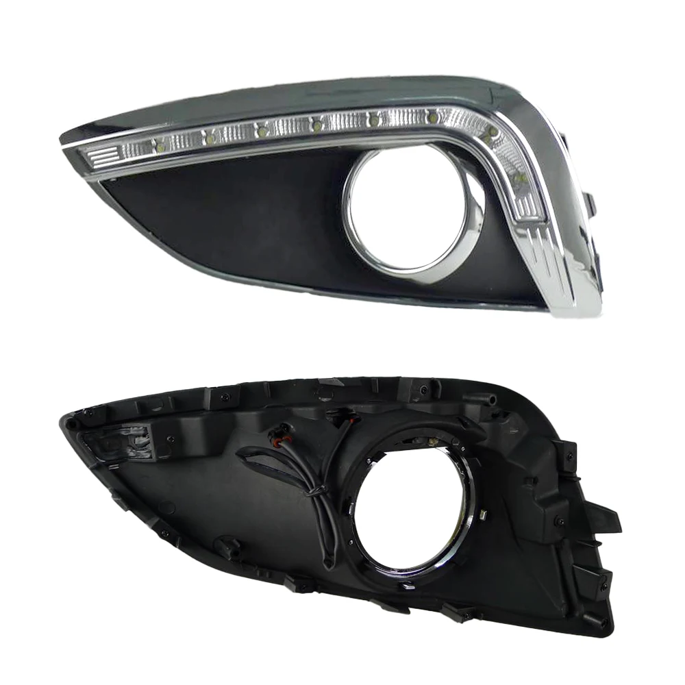 LED  DRL Daytime Running Lights Assembly Fit For Hyundai IX35 2010 2011 2012 2013