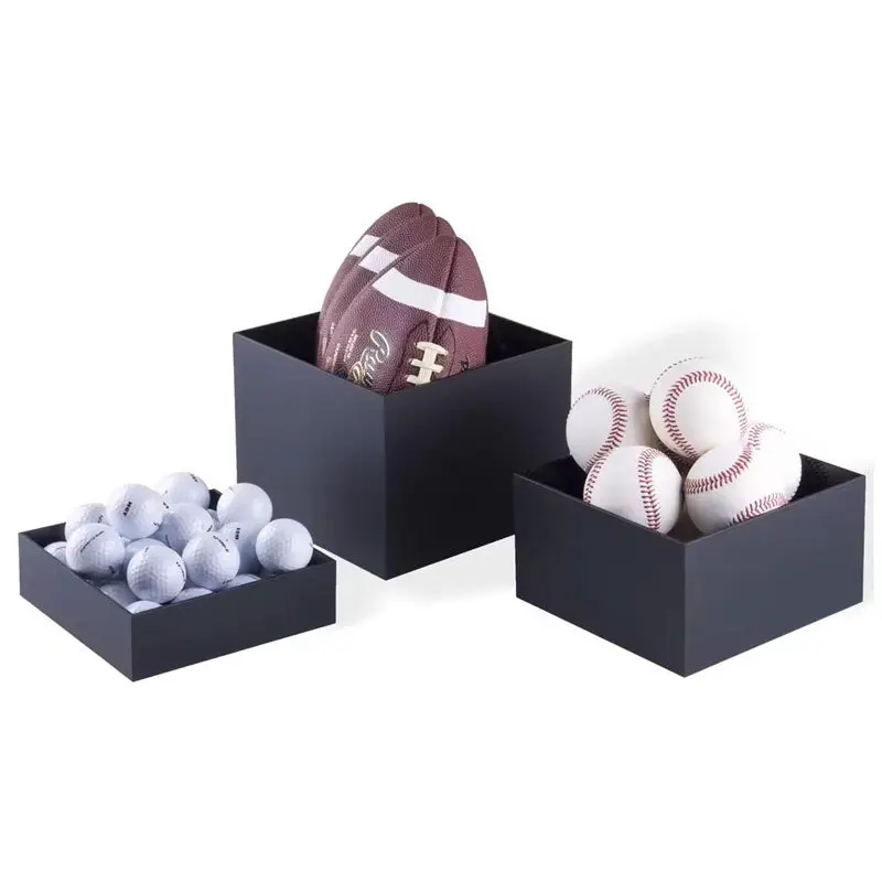 Factory Wholesale Stable Acrylic Food Display Stand White Buffet Acrylic Food Display Vertical Cube For Food Display