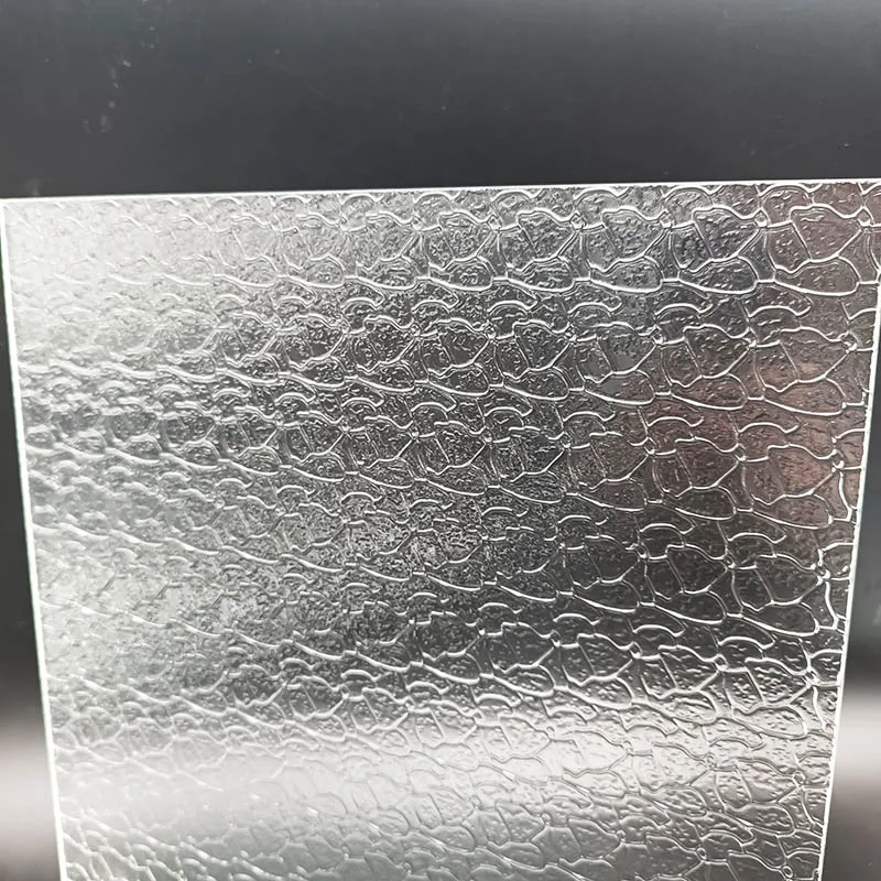 Factory Sourcing Patterned Glass Panels ultra White clear Rain Moru Oceanic Mistlite Flora Nashiji Pattern Decorative Glass