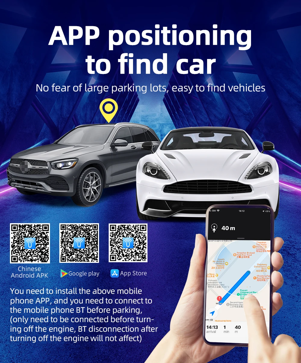 BQCC 1 din 12V Car Radio AUX-in BT FM Receiver AI Voice Autoradio APP Locate Variable Lights Car MP3 Music Playback  D3107