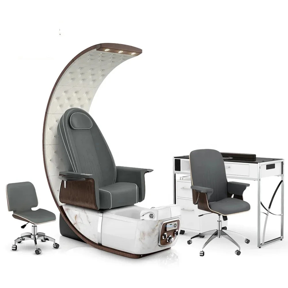 Sincoo Customized Luxury Egg Hot Sale Fashion Salon Massage Spa Jet Manicure Pedicure Chair