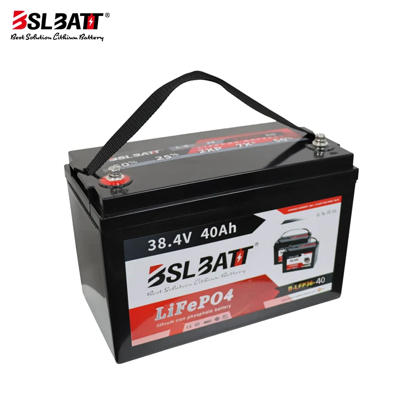 BSLABTT 36 volt battery lithium ion pack 36v lfp lithium battery 40ah lithium phosphate battery with chargar