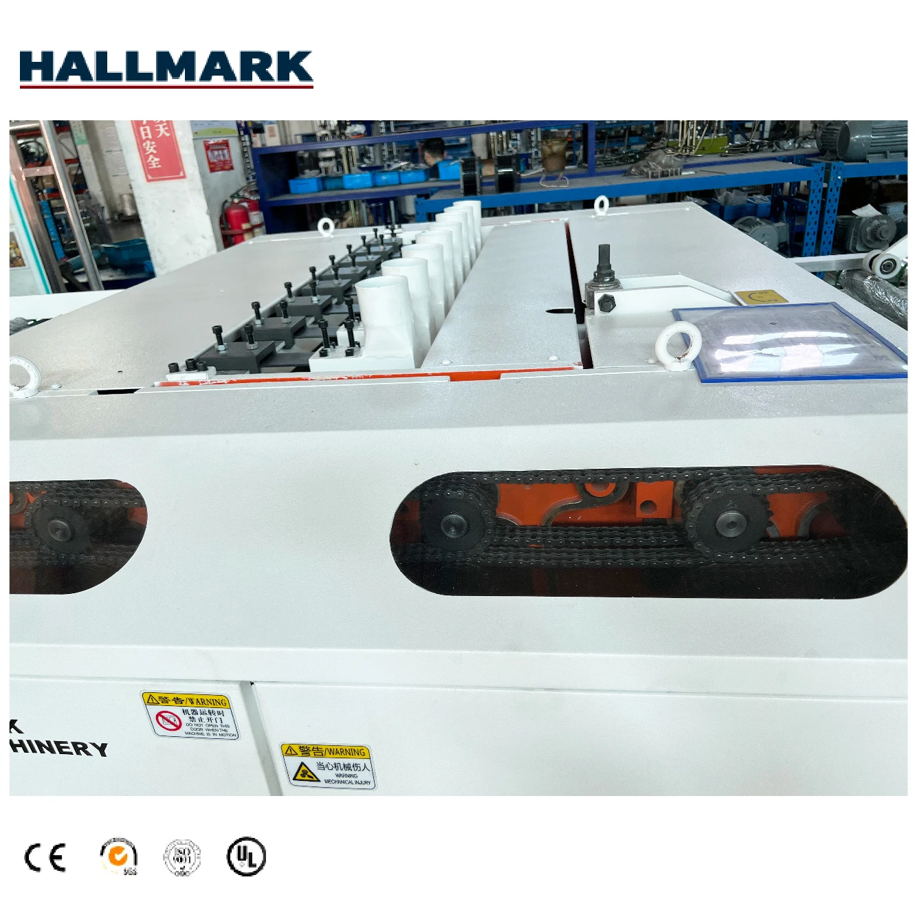 HALLMARK cutting machine for SPC flooring production line