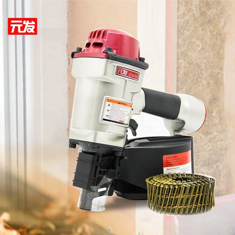 yanfa Pallet Wood Working Pneumatic Nail Gun CN70 Ma-x Air Coil Nailer