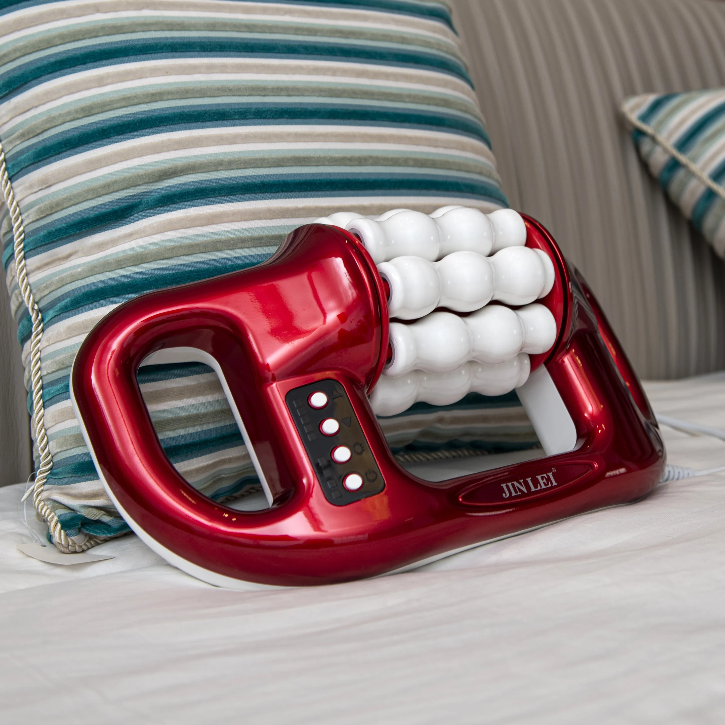 Good Quality CQC Certificated Massage Roller Customized Color 8V 15W Body Roller Massage Machine