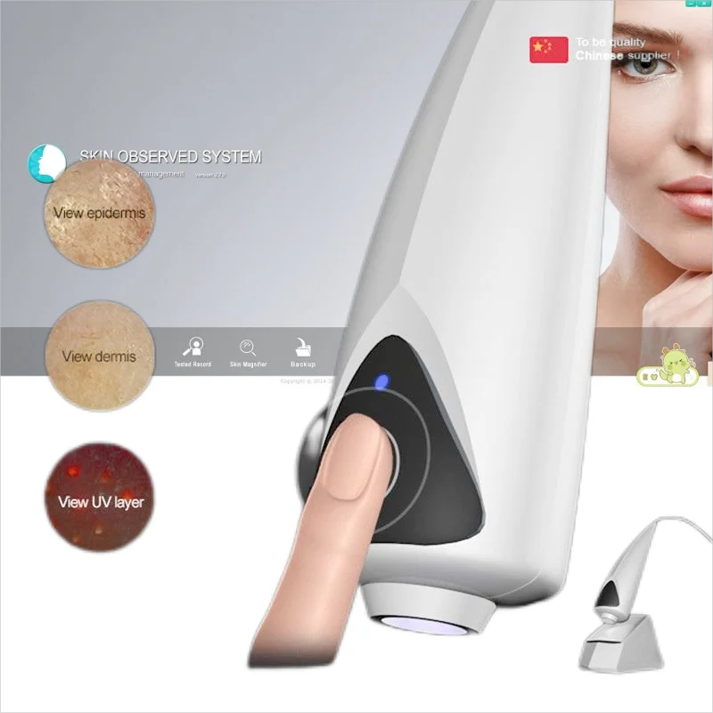 Skin Analyzer Advanced Imaging UV Face Analysis System Health Beauty Facial Mositure Tester Dermatoscope Diagnosis Machine