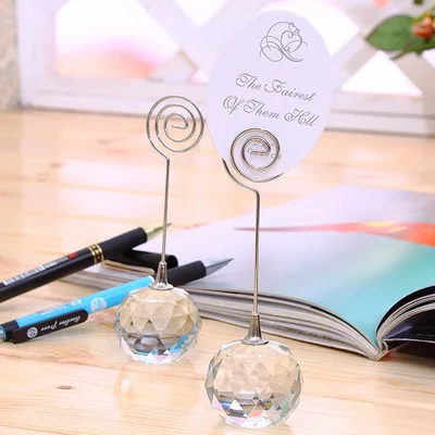 Silver Table Number Holder Stand Place Card Holder for Wedding Party Office Paper Memo Menu Note Clips