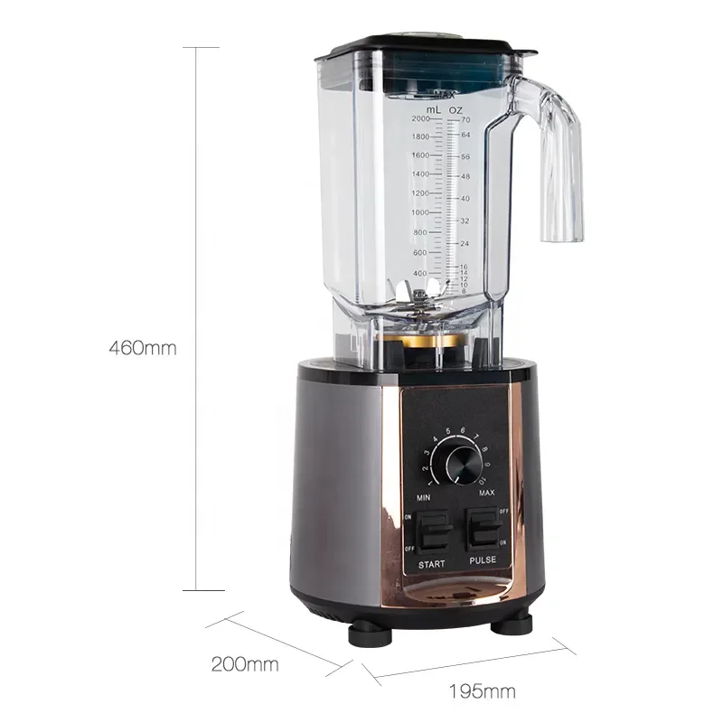 Wholesale Commercial Blender 1500w Multi-functional Rechargeable Smoothies Blender Machine All In One With Knob Control