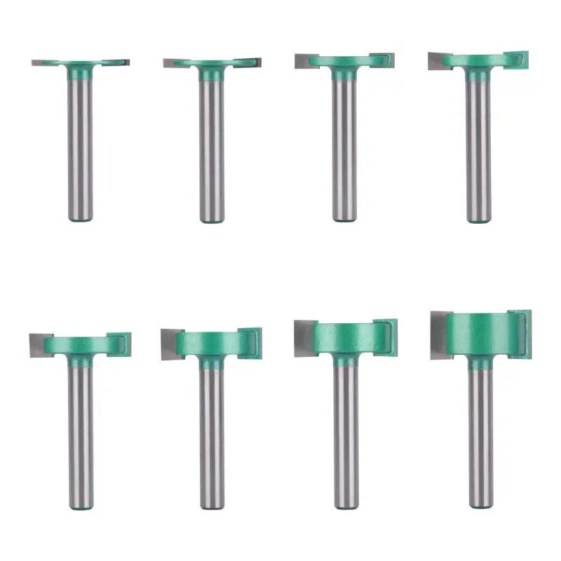 1pc 8mm Shank T Slot Wood Router Bit For Wood CNC Milling Tool Woodworking Milling Cutter