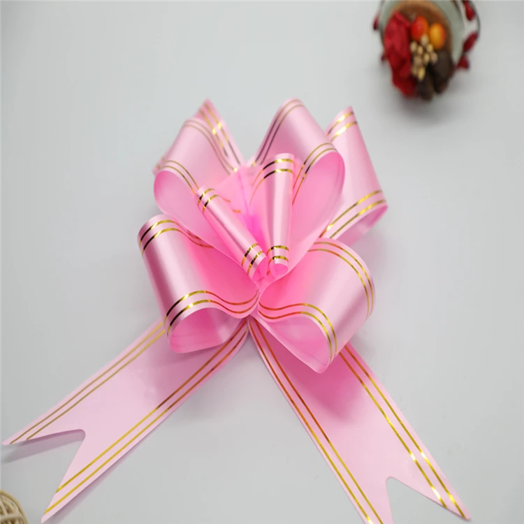 50MM Phnom Penh Pull Flower Holiday Gift Decoration Plastic Ribbon Wedding Gift Packaging Diy Gift Phnom Penh Pull Flower Ribbon
