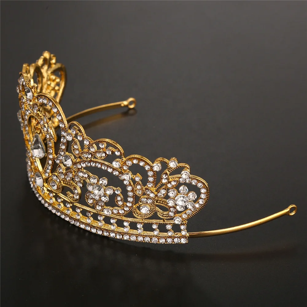Wedding Crown Tiara Crystal Queen Crown for Women Rhinestone Bridal Crown Birthday Tiara for Girls Wedding Hair Accessories