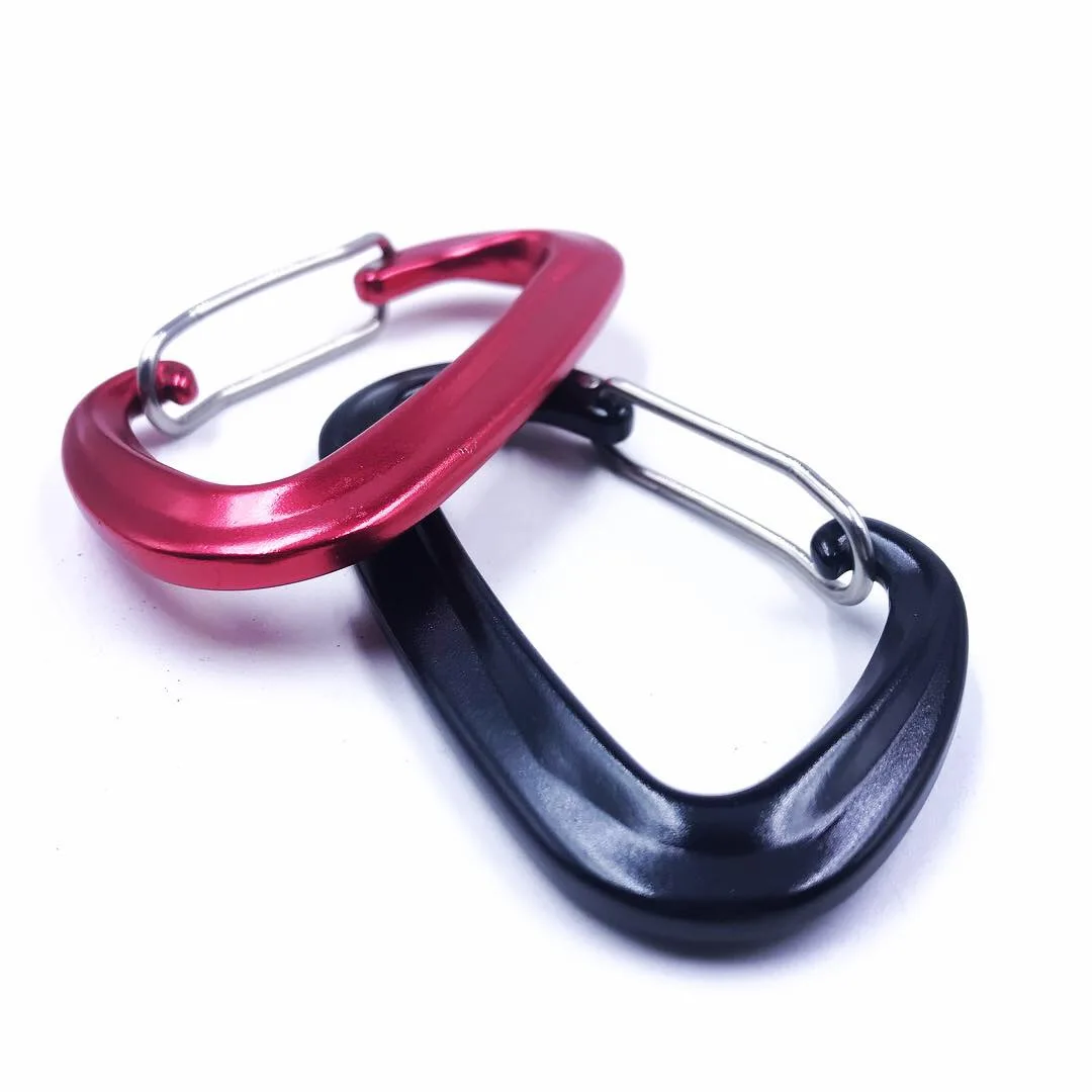 BT-A1303U 7075 oxdoized Карабин Кемпинг Алюминия D образный крюк с защелкой Крюк карабина 5KN алюминиевый крючок