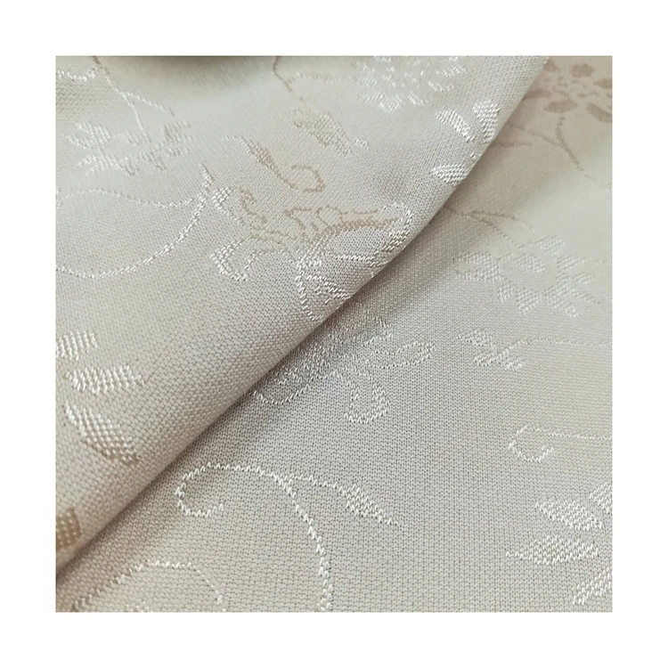 Good quality polyester microfiber underwear printed jacquard fabric #DJT-820