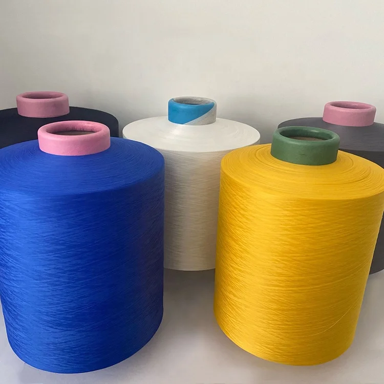 Factory Price polyester yarn 75d2 yarn multi dyeing yarn polyester uppers dty fdy