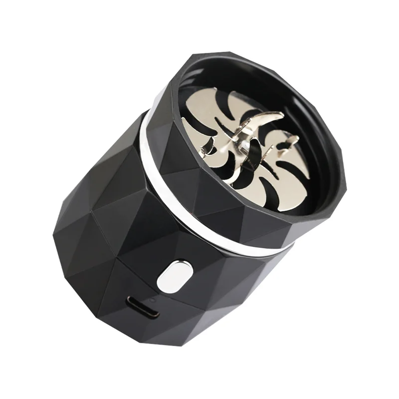 New Design Smoking Accessories Stainless Electric Dry Herb Mini Grinder Usb Rechargeable