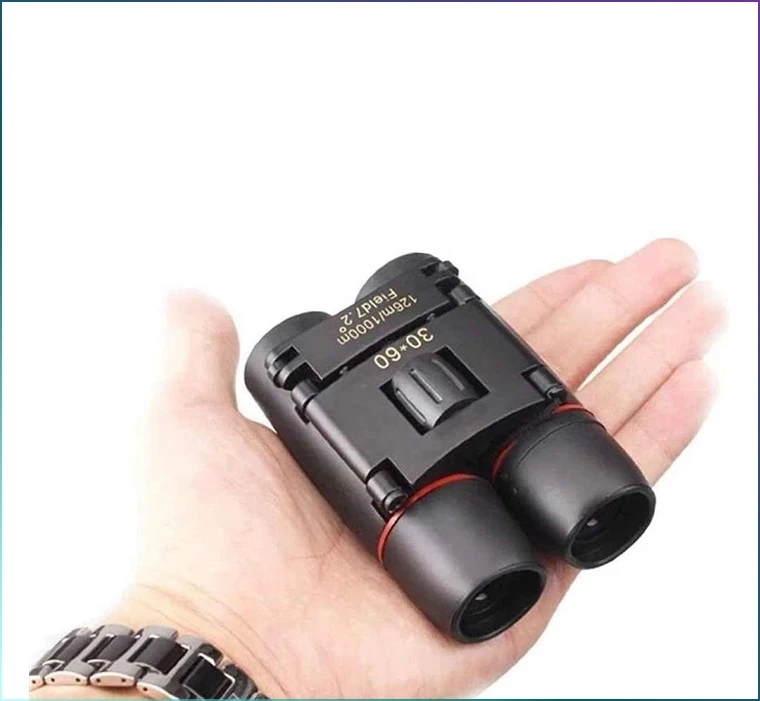 Mini Binoculars Thermal Monocular Foldable Zoom Telescope High-Power Scope Camping Hiking Outdoor Travel Night Vision Goggles
