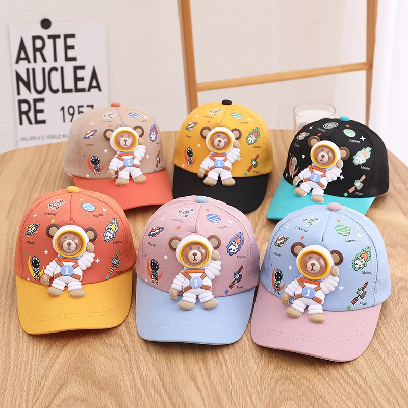 Hot Sale kids Cotton Sport Hat 3D Embroidery Children Outdoor 1-4 years Baseball Caps