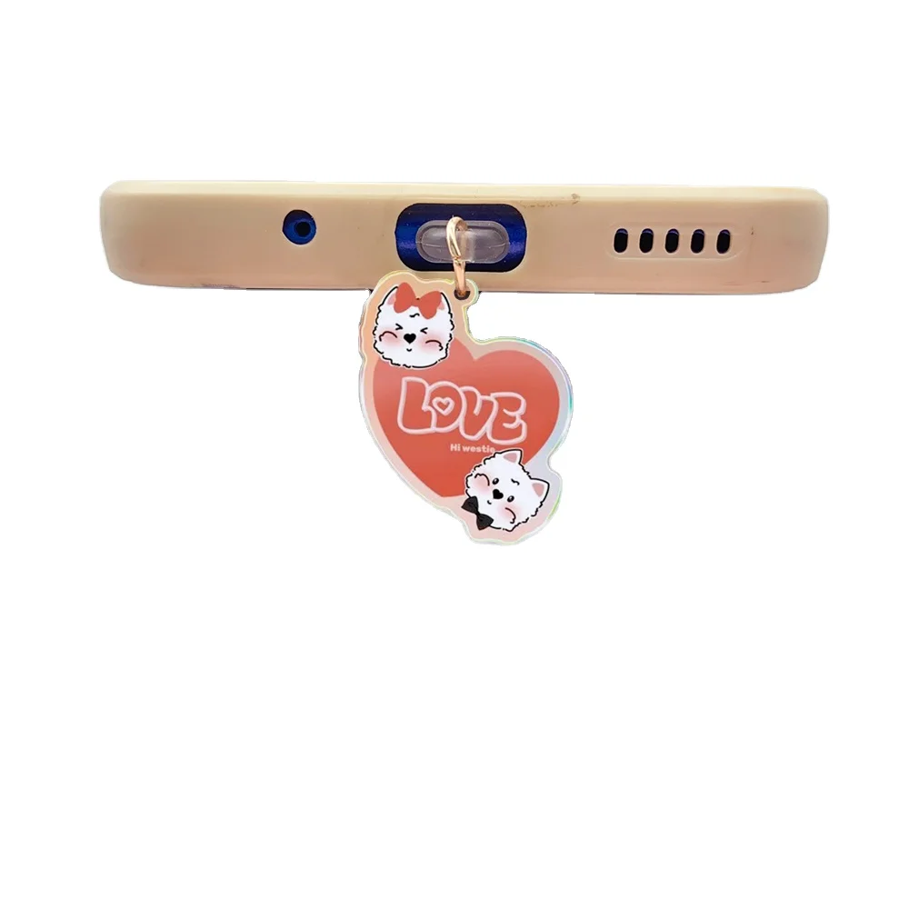 Wholesale Acrylic USB C Dust Plug Type C Dust Plugs Charging interface Anti Dust Dirt Plugs Covers for Smartphone