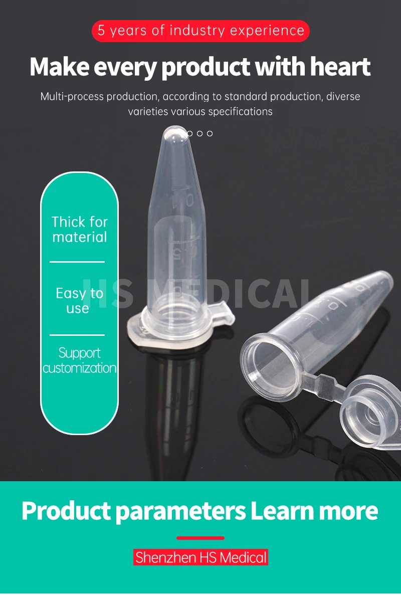 0.5ml 1.5ml 2ml conical centrifuge tube lab centrifuge dropper tube Other Lab Supplies for laboratory centrifuge tube mould