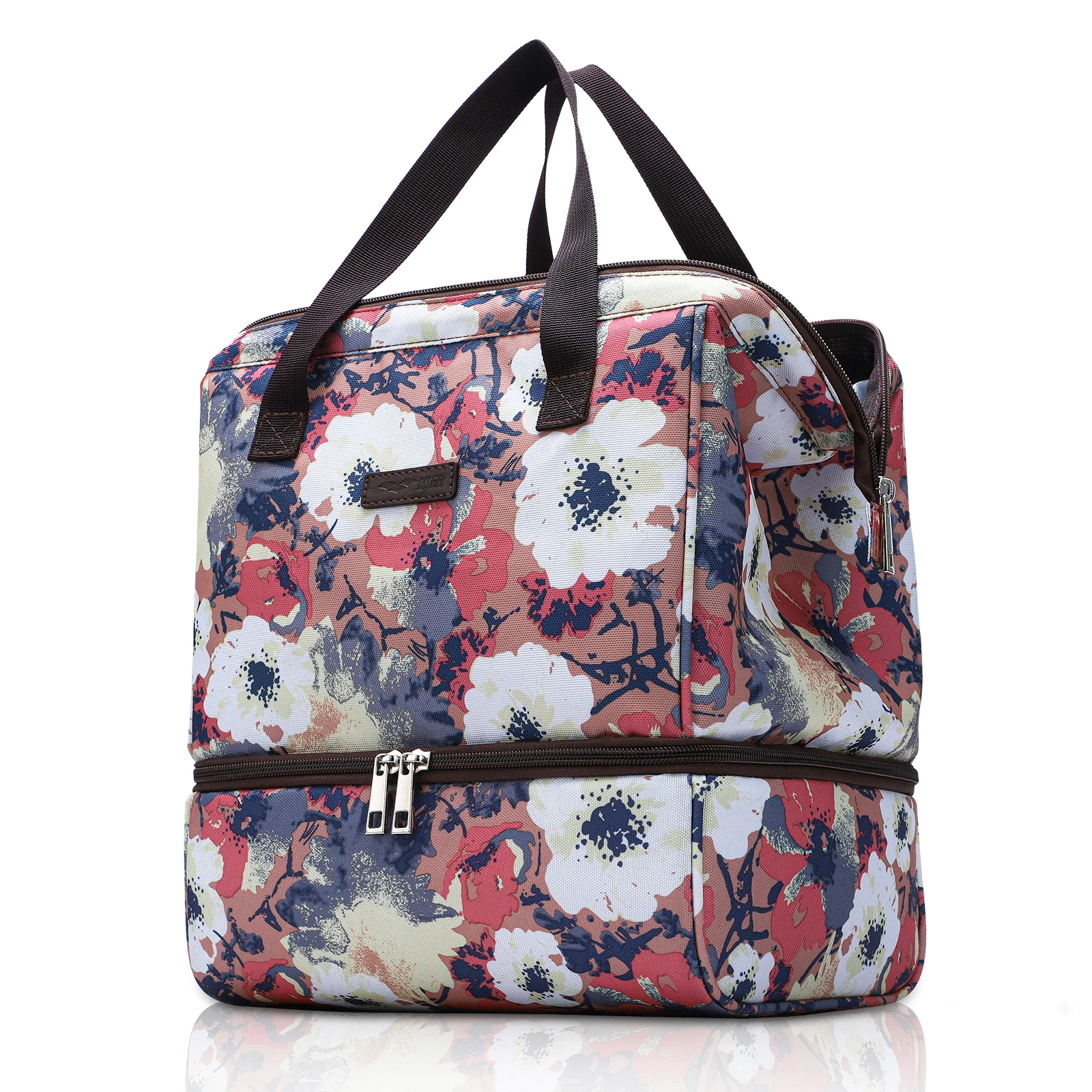 Women Lunch Box Bag Insulated Small Kids Lunch Cooler Bags Cute Leak Proof Meal Prep Lunch Box with Pockets