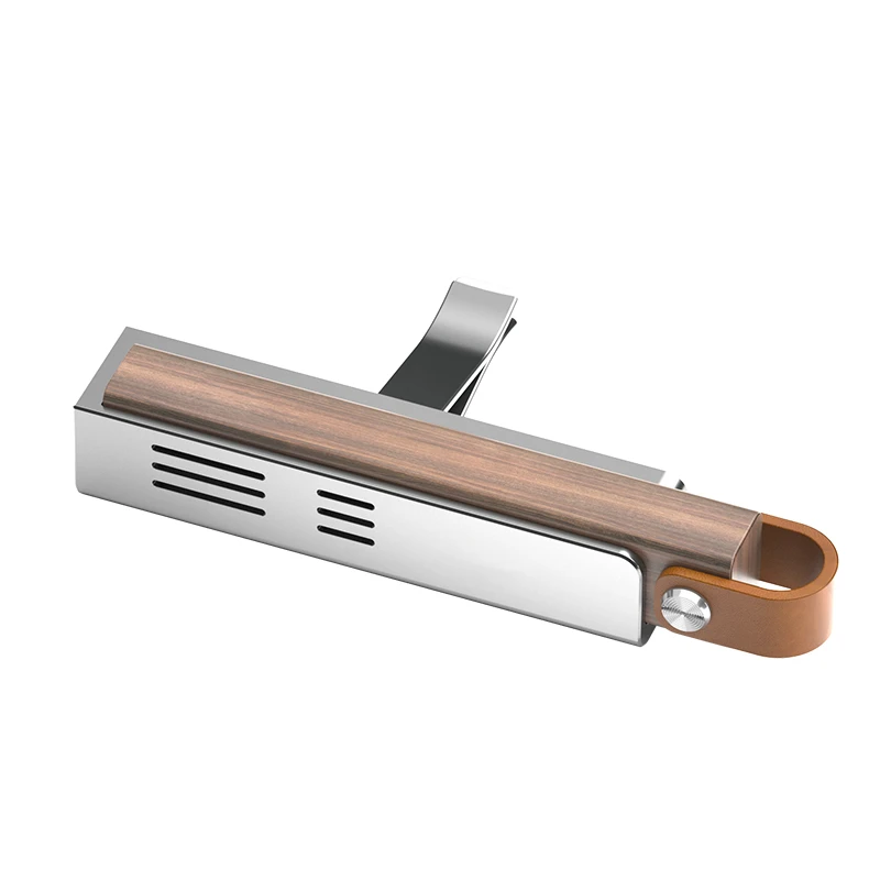 Car Use Air Purification Aromatherapy Diffuser Alloy Vehicle Mount Aroma Scents for All Cars Wood Material Solid Perfume for Car