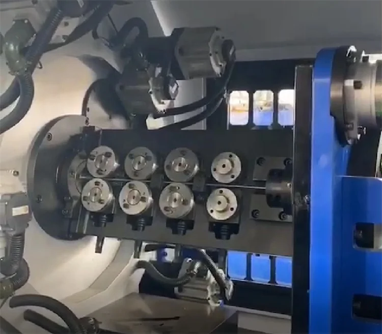 induction coil manufacturing  Inductance coil winding machine, flat copper coil forming equipment, enameled wire forming machine