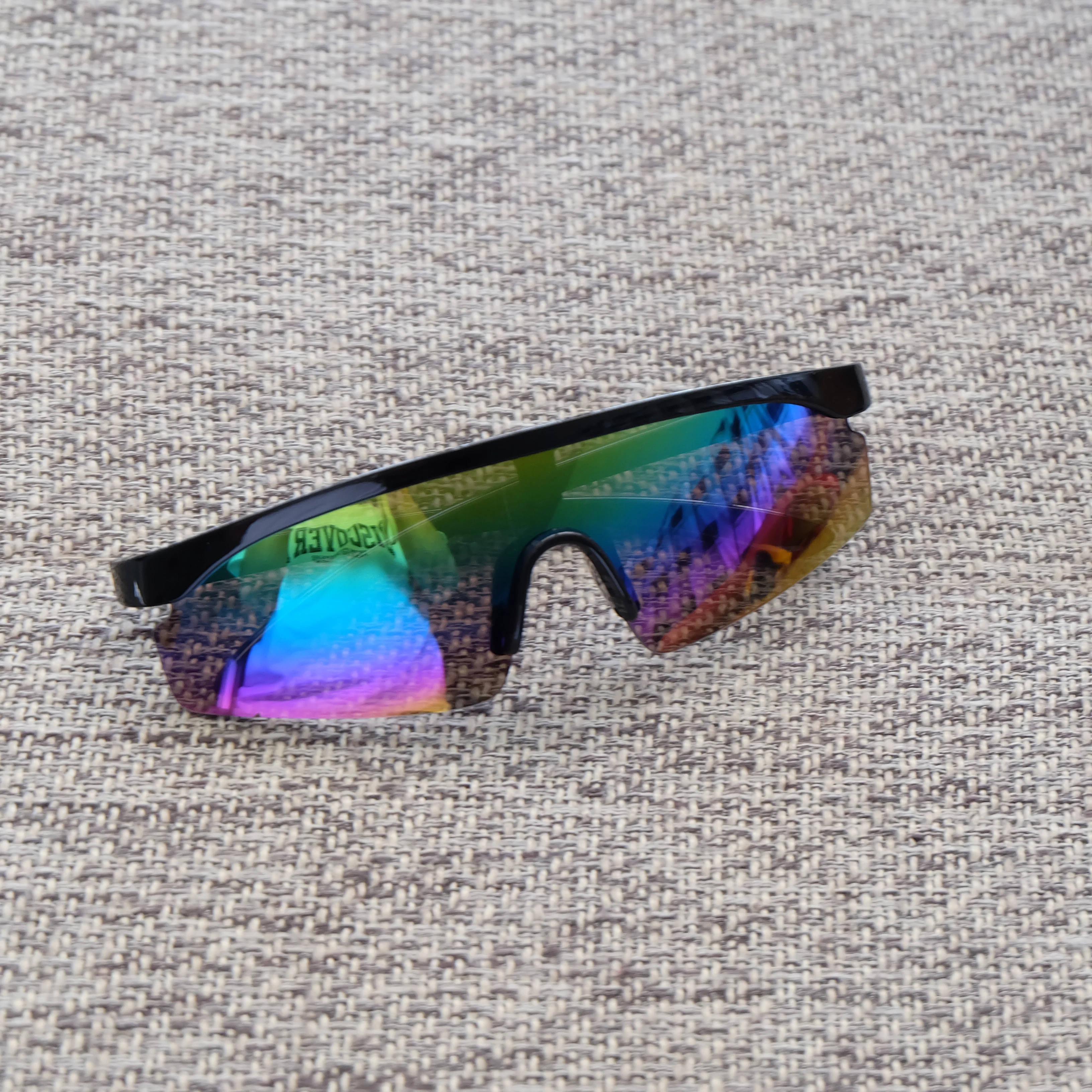 New Boy Sport Sunglasses Unisex Half Frame Shield Driving Sun Glasses Mirror Cycling Sunglasses kids Size