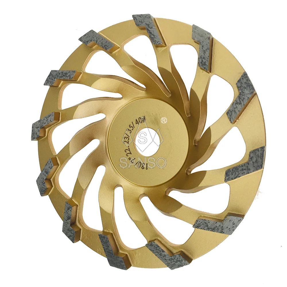 Sanso Customized Type Product High Quality Factory Price Diamond Grinding Abrasive Cup Wheel for Concrete